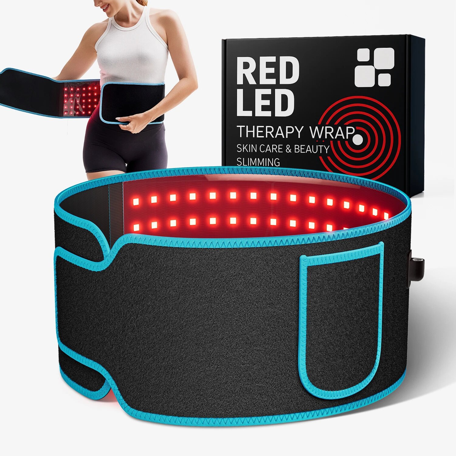 Heated Pad Electric - حزام العلاج بالضوء الأحمر والأشعة تحت