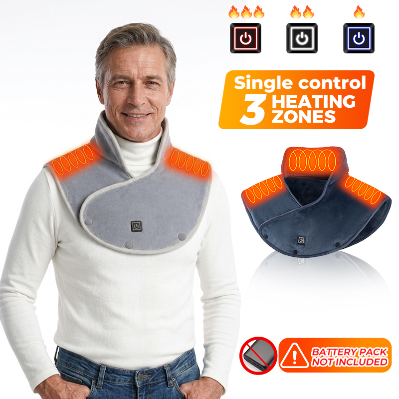 Heated Pad Electric - وشاح كهربائي مدفأ بثلاث مناطق حرارية