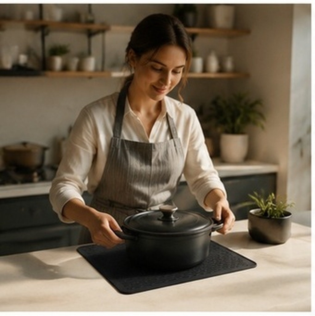 Heated Pad Electric - حصيرة عزل حراري من السيليكون، غطاء