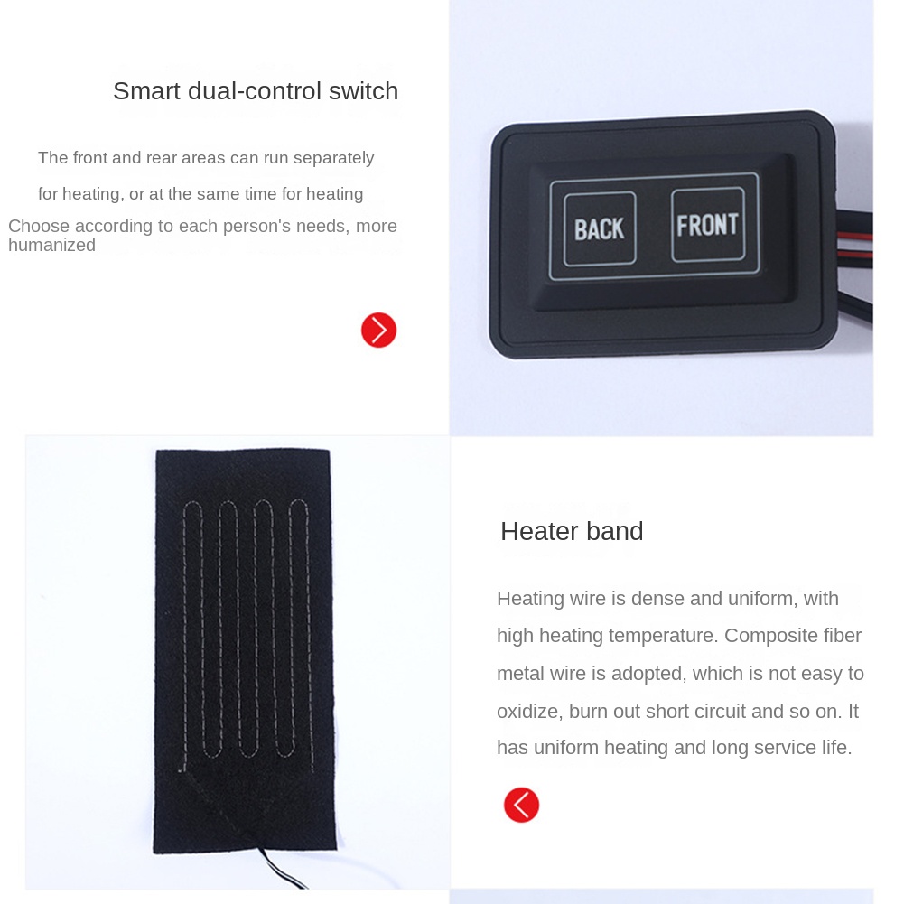 AB68 USB وسادة سخان الملابس مع - مراجعة Heated Pad Electric وسعره