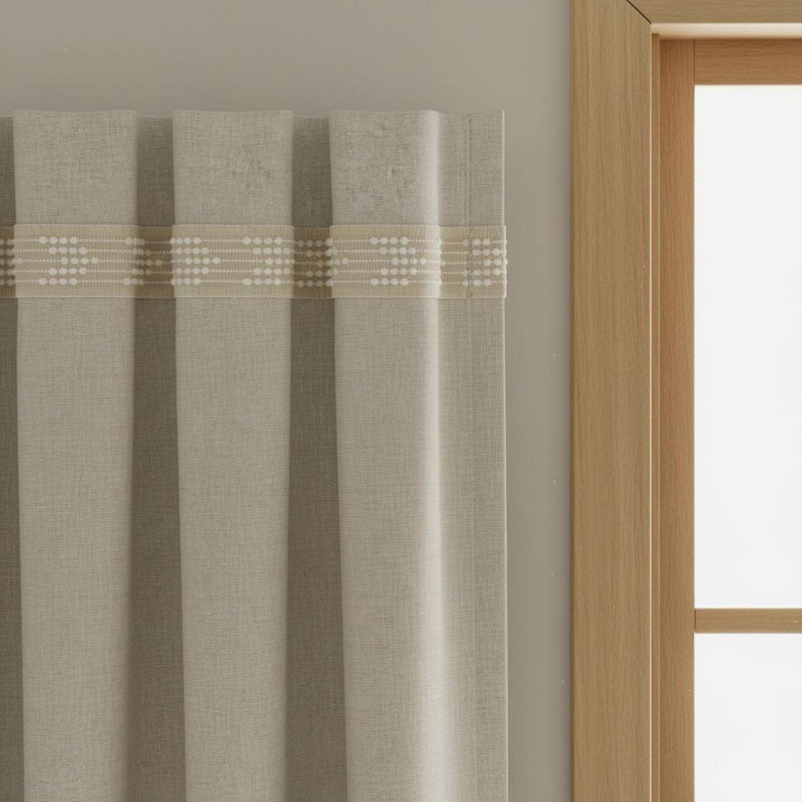 شريط زخرفي منسوج مزخرف بالشراش - مراجعة Home Textiles Luxury Curtains وسعره