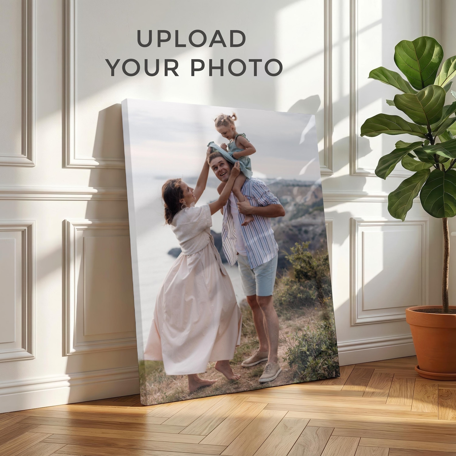 لوحة قماشية مخصصة بالصور، فن ج - مراجعة Home Textiles And Decor وسعره
