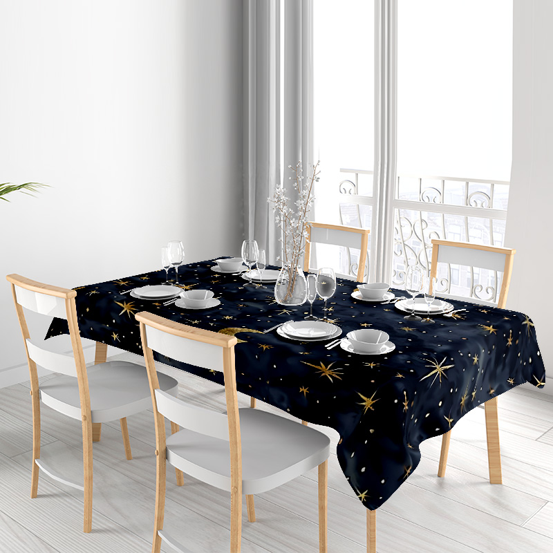 مفرش طاولة أنيق على شكل نجوم ز - مراجعة Home Textiles Com وسعره