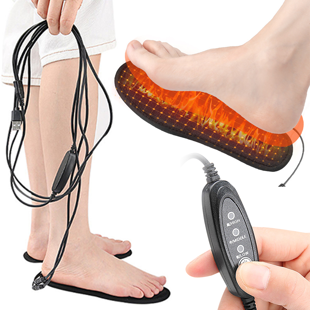 USB ساخنة نعال الحذاء قدم جورب - مراجعة Heated Pad Electric وسعره